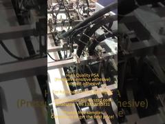 Obejrzyj: Pudełko na butelkę z plastikową powierzchnią Klej PSA do prezentacji samoprzylepnego papieru etykietowego