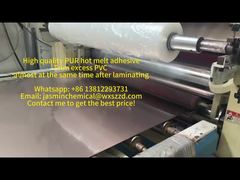 Wysokiej jakości klej termotopliwy PUR odcina nadmiar PVC niemal w tym samym czasie po laminowaniu
